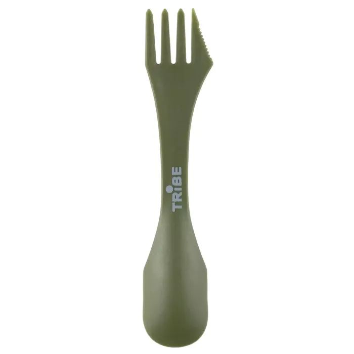 Ложка-вилка туристическая Tribe Spork пластикова olive (T-FC-0031-olive)