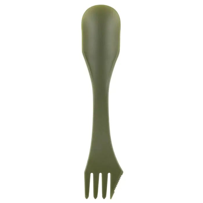 Ложка-вилка туристическая Tribe Spork пластикова olive (T-FC-0031-olive) изображение 2