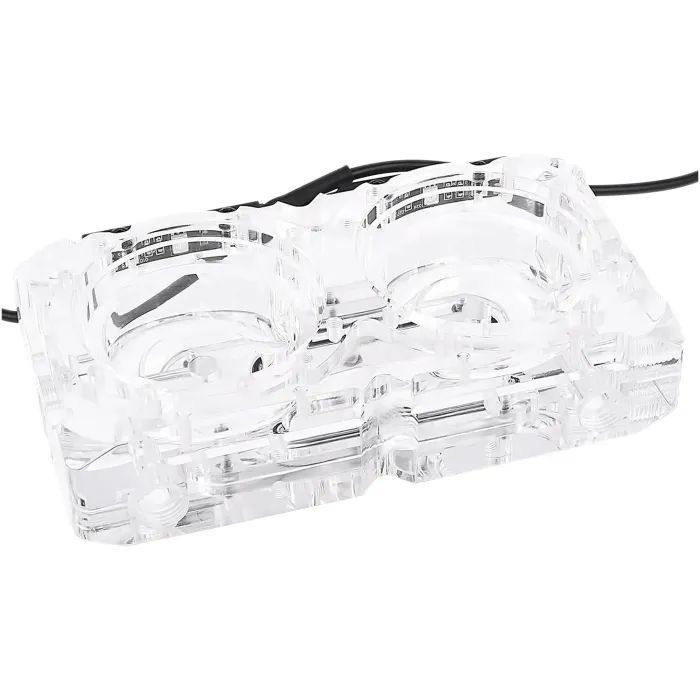 Резервуар для СЖО Alphacool Eisdecke D5 dual Acryl top (13312) изображение 2