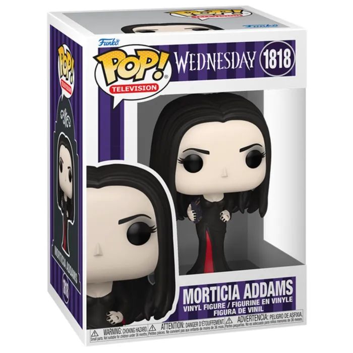 Фигурка Funko Pop серии Венздей - Мортиша Аддамс с Книгой Заклинаний (86680) изображение 2
