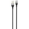 Дата кабель USB 2.0 AM to USB-C 1.0m 2.4A double-sided NB188 gray XO (6920680879700)