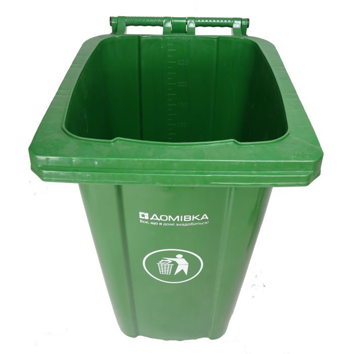 Контейнер для мусора Домівка 120L-B Темно-серый 120 л (000033129) изображение 4