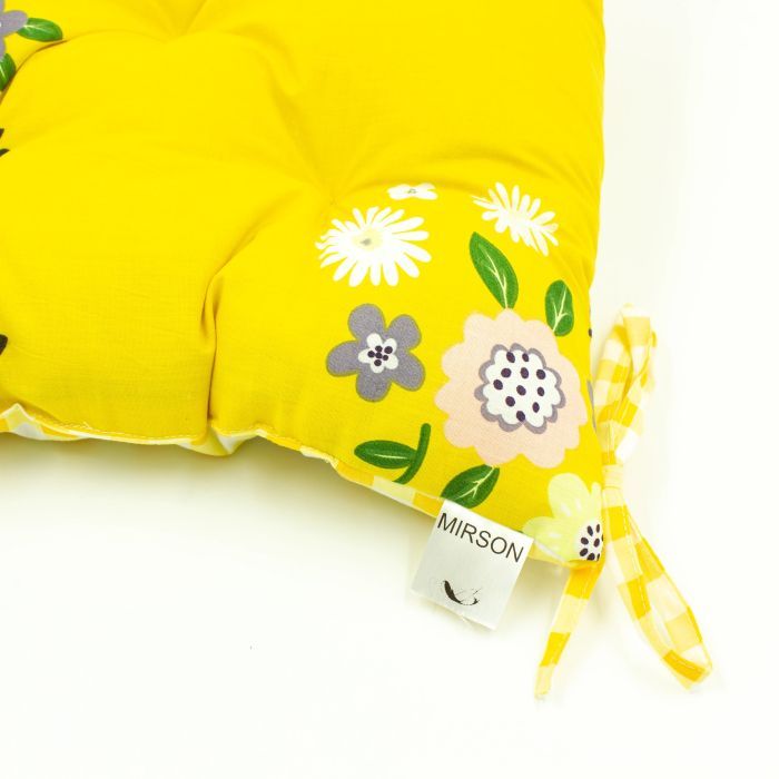 Подушка на стул MirSon Бязь Принт 17-0428 Indian summer 50х50 см (2200006276715) изображение 3