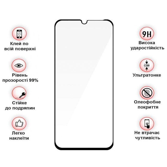 Скло захисне BeCover Xiaomi Redmi 15C 4G/5G Black (713907) зображення 3