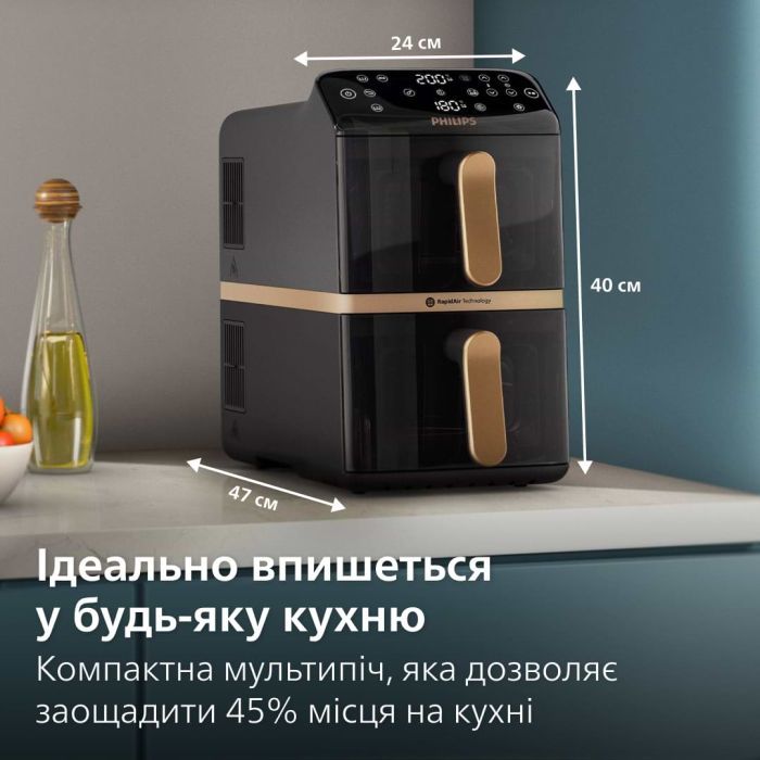 Мультипечь Philips Stacked Dual (NA462/70) изображение 5