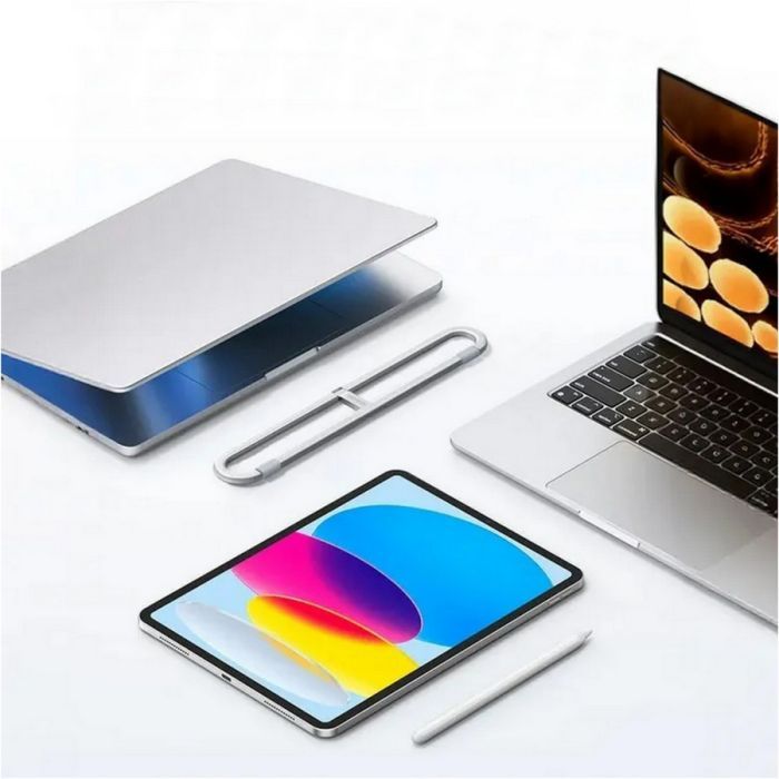 Подставка для ноутбука Ugreen LP846 Invisible Portable Desktop Laptop Stand 13-16" Silver (45415) изображение 3