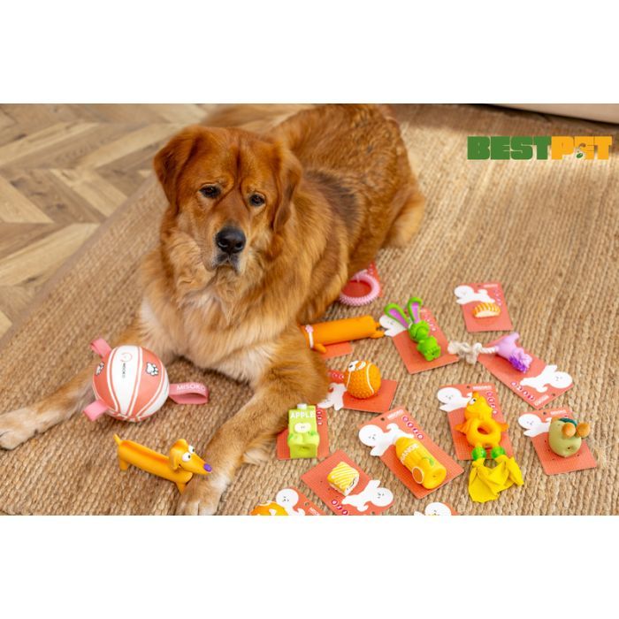 Игрушка для собак MISOKO&CO Бутылки яблочного сока 11 см (BEIRJ03707) изображение 2