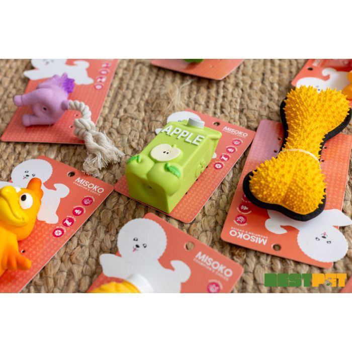 Игрушка для собак MISOKO&CO Бутылки яблочного сока 11 см (BEIRJ03707) изображение 3