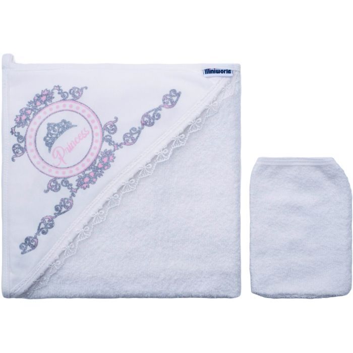 Полотенце для купания детское Miniworld уголок (15476-pink)