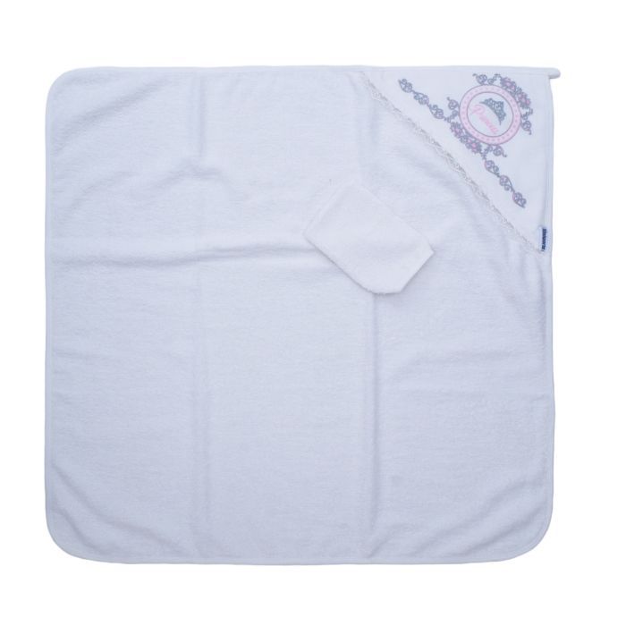 Полотенце для купания детское Miniworld уголок (15476-pink) изображение 2