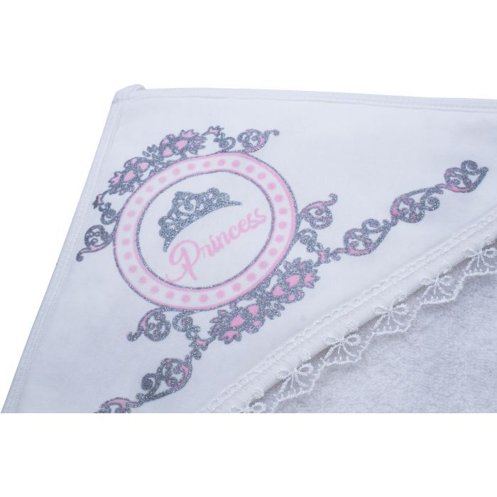 Полотенце для купания детское Miniworld уголок (15476-pink) изображение 3