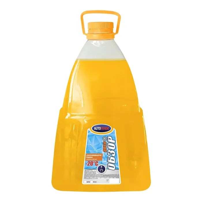 Омивач автомобільний Автотрейд OBZOR AUTO -20 °C Персик 4.42 л (4820134031062)