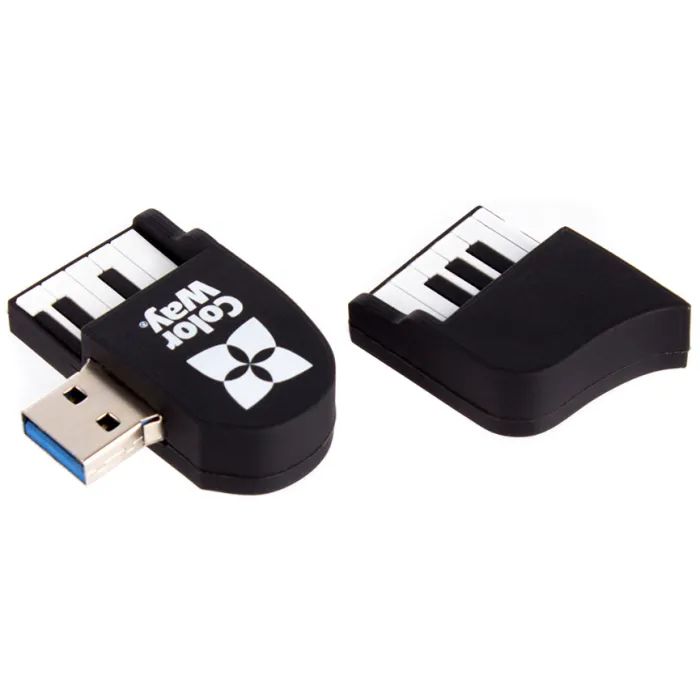 USB флеш накопитель ColorWay Piano 64 GB 3.0 Black (CW-USBPO64) изображение 5