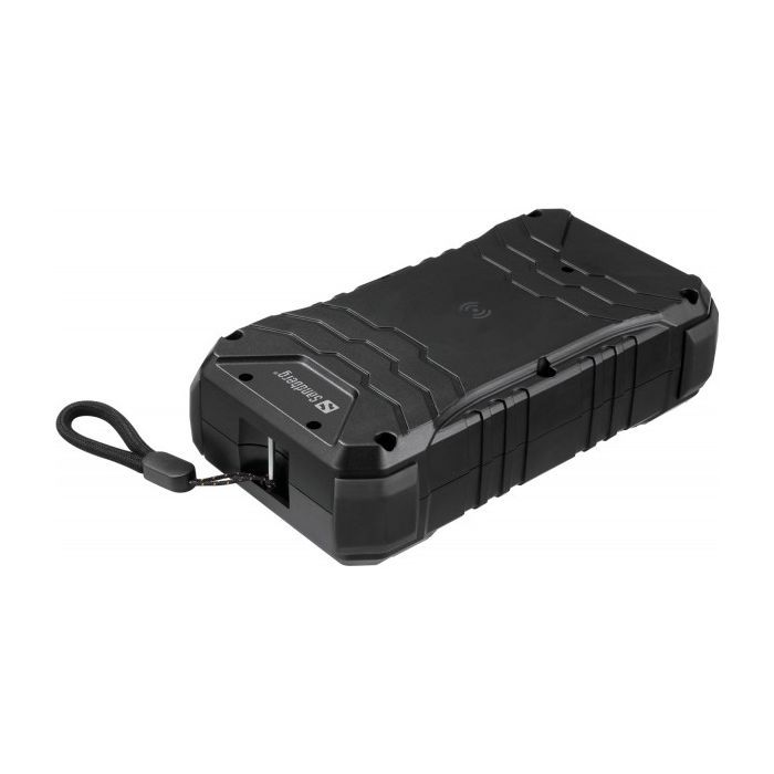 Батарея універсальна Sandberg 27000mAh Survivor PD/65W, IP66, LED Torch, QC/3.0/18W, QI-15W, Pass-Through Charging (420-99) зображення 2