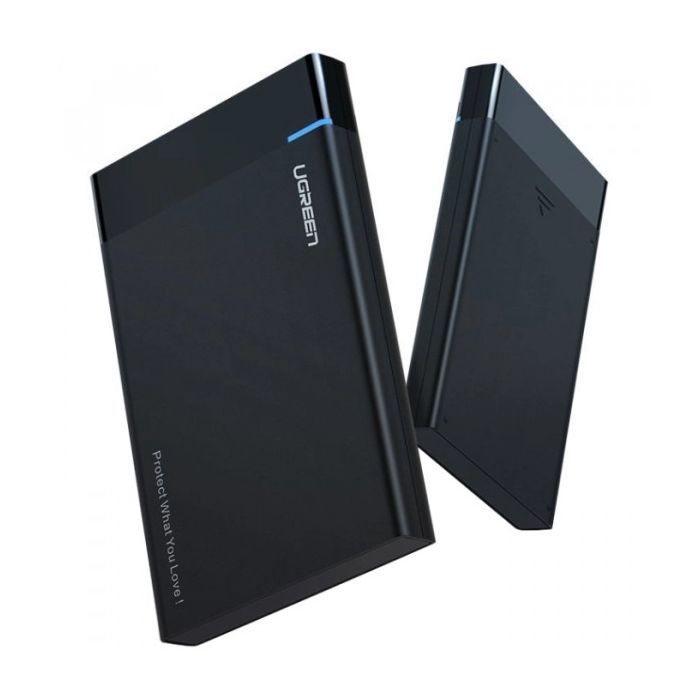 Кишеня зовнішня UGREEN USB 3.0 to M.2 SATA SSD US221 black (30848) зображення 3