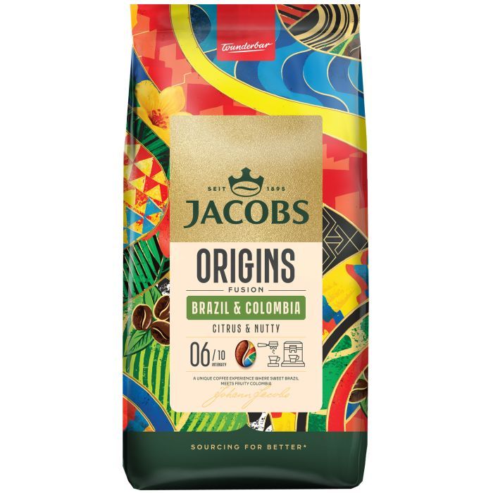 Кава Jacobs South America Blend в зернах 1 кг (8711000576885)