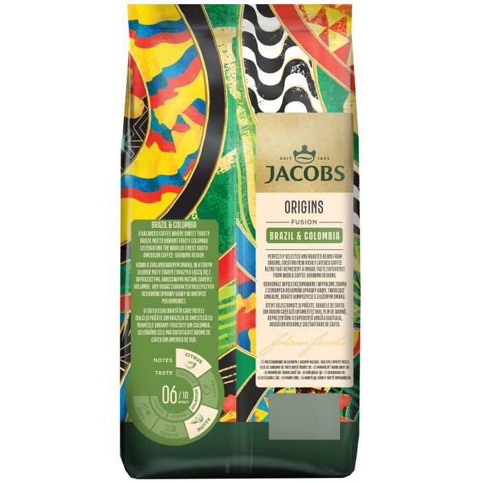 Кава Jacobs South America Blend в зернах 1 кг (8711000576885) зображення 2