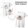 Набір для творчості Rosa футболка-розмальовка, Funny Вunny, бавовна 100, розмір XS (4823098544838) зображення 3