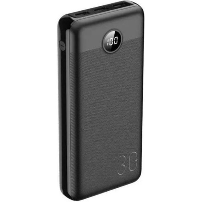 Батарея універсальна VEGER 30000mAh L30 20W PD QC LCD black (6970453554167)