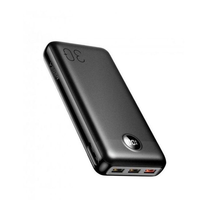 Батарея універсальна VEGER 30000mAh L30 20W PD QC LCD black (6970453554167) зображення 2