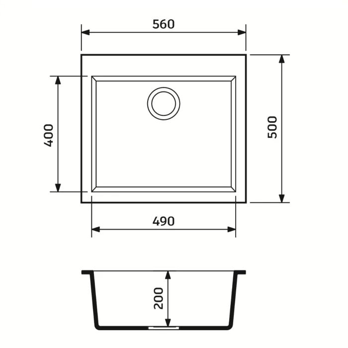 Мойка кухонная Adamant Univer Avena + змішувач (4824296912106) изображение 6