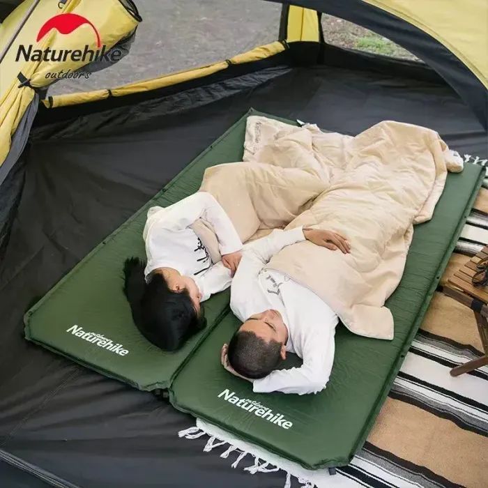 Матрац надувний Naturehike CNK2450WS020, 200х63х10 см, темно-зелений (6927595712740) зображення 4