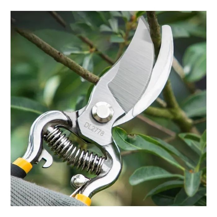 Секатор Deli садовий лезо з вуглецевої сталі 8" 200 мм (DL2778) зображення 3