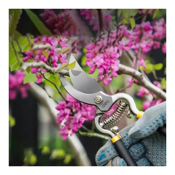 Секатор Deli садовий лезо з вуглецевої сталі 8" 200 мм (DL2778) зображення 4