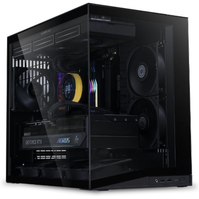 Корпус для ПК Lian Li O11 Dynamic Mini V2 Flow, Black (G99.O11DMIV2FX.00) зображення 3