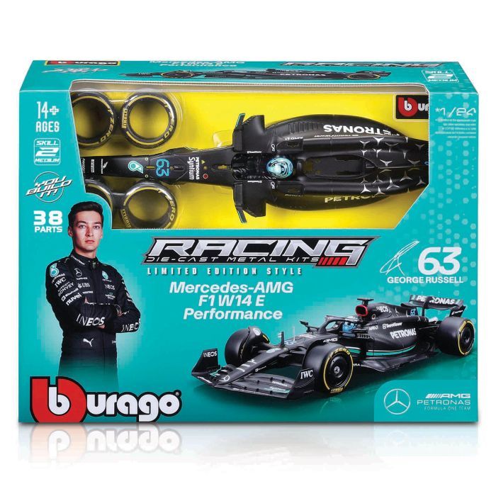 Конструктор Bburago Mercedes-AMG F1 W14 Performance 124 (18-28510) изображение 6
