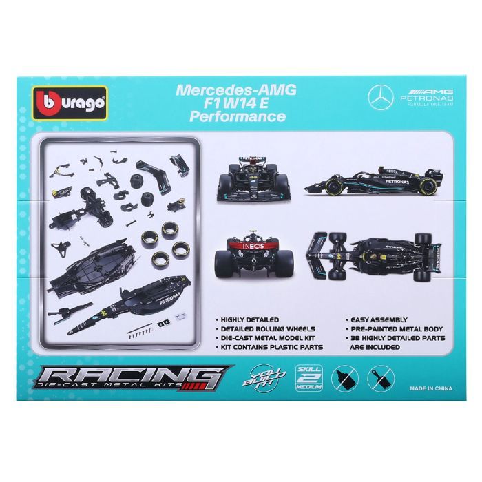 Конструктор Bburago Mercedes-AMG F1 W14 Performance 124 (18-28510) изображение 8