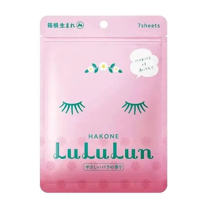 Маска для лица Lululun Premium Face Mask Hakone Rose 7 шт (4582305066296)