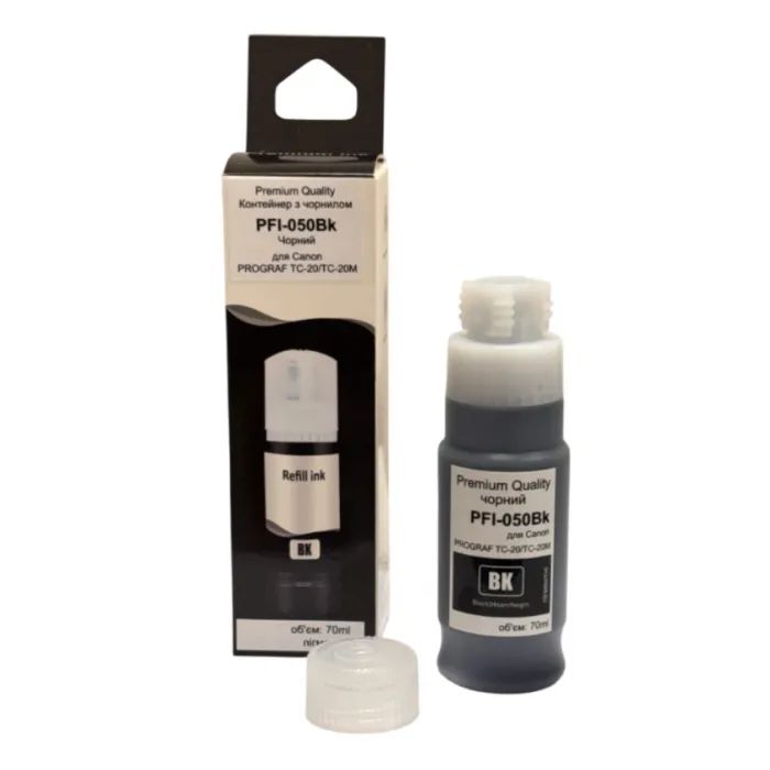 Чернила Premium Quality Canon PFI-050BK 70 ml, imagePROGRAF TC-20/TC-20M (70265164)