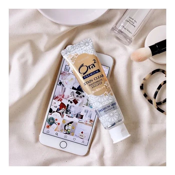 Зубная паста Sunstar Ora2 Stain Clear Premium Paste Toothpaste 100 г (4901616013131) изображение 3