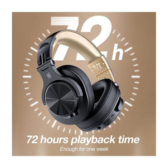 Наушники OneOdio Fusion A70 Bluetooth+3,5мм/6,35мм Black (A70 Black) изображение 4