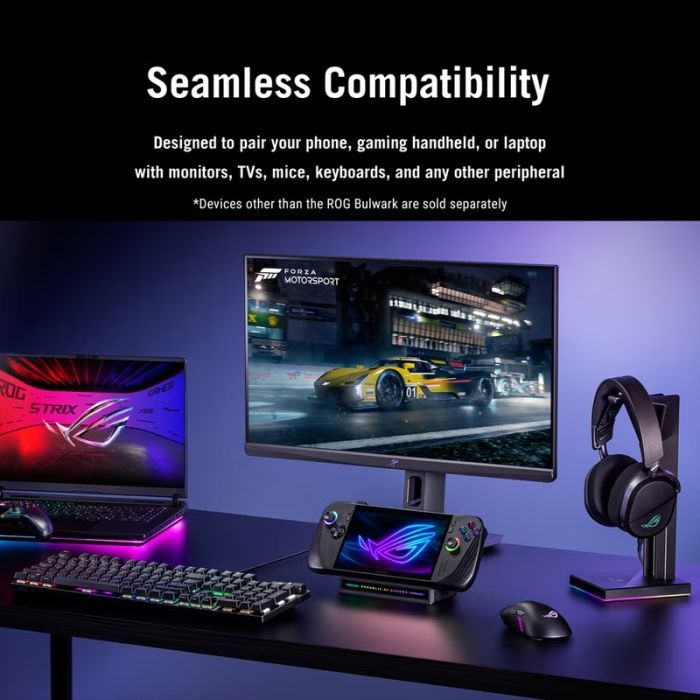 Порт-репликатор ASUS ROG Bulwark Dock (2025) DG300 (90XB0A4N-BDS000) изображение 3