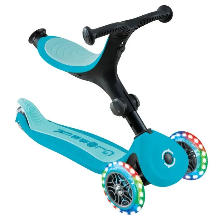 Самокат Globber серії Go Up Active 360 аква Колеса з підсвічуванням (749-300) изображение 10