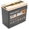 Батарея LiFePo4 Power Queen 12.8V 100Ah Mini (P12V100-PREM-16-A60-DE) зображення 2