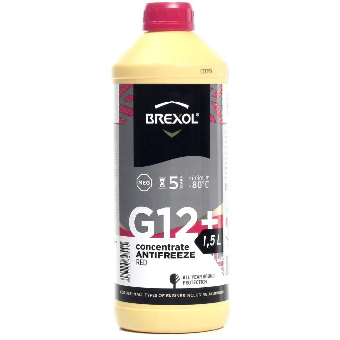 Антифриз BREXOL RED CONCENTRATE G12+ (-80C) 1,5л (antf-026)