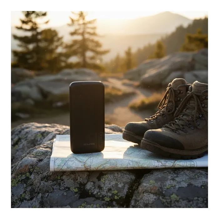 Батарея универсальная AWEI 10000mAh P20K, 12W, Black (6954284009744) изображение 5