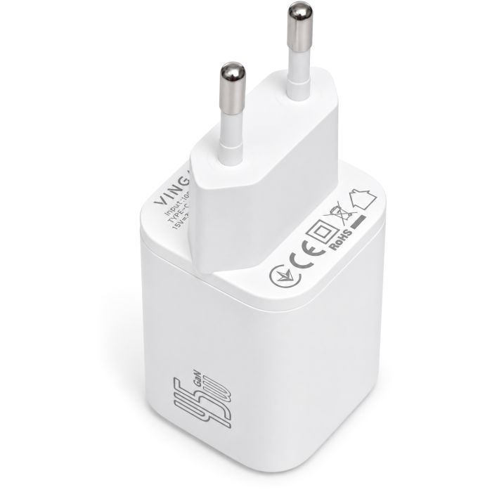 Зарядний пристрій Vinga USB-C PD PPS 45W (VCR45CB) зображення 8