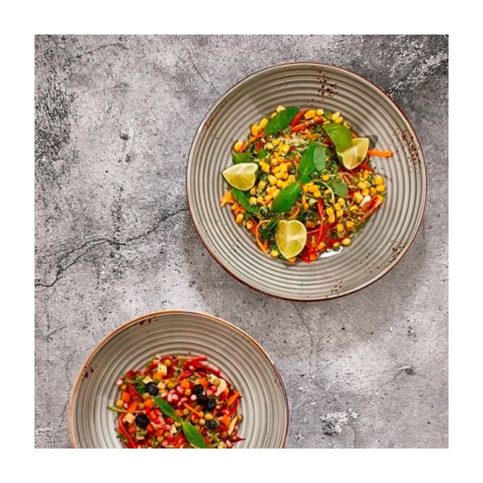 Тарелка By Bone серія "Harmony" для пасти з асиметричним бортом 27 см (HA-SP-GBR-27-CK) изображение 2