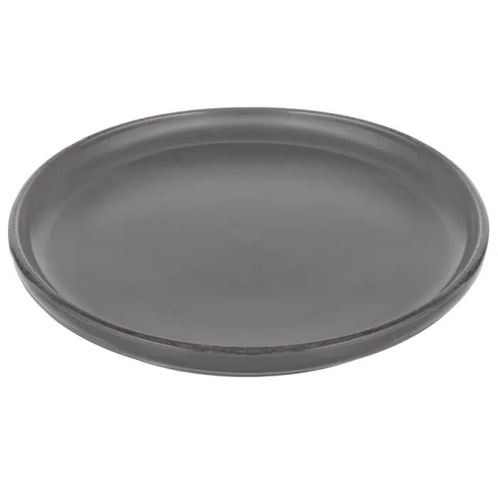 Тарілка Ardesto Lazio, 730мл, 18.5см, кераміка, сірий темний (AR1618DG)