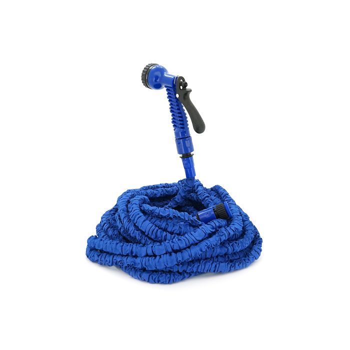 Поливочный шланг Voltronic KY-450B, 15-45м/150ft, + распылитель, насадка на кран, Blue, Box (KY-450B) изображение 2