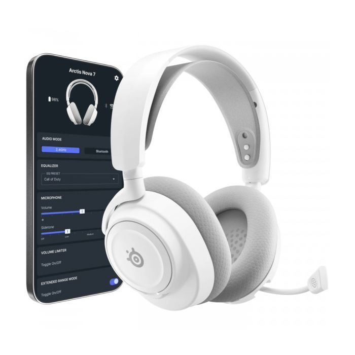 Наушники SteelSeries Arctis Nova 7P Gen 2 Wireless White (61745) изображение 3