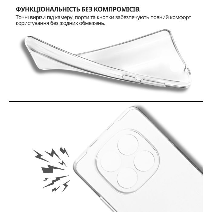 Чехол для мобильного телефона BeCover Poco M8 Transparancy (715056) изображение 5