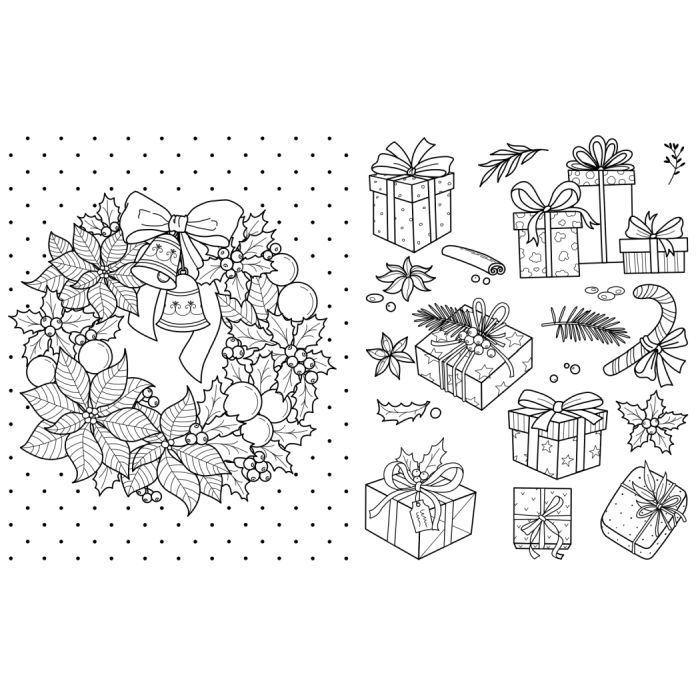 Книга Велика книга розмальовок. Різдво - Ю.В. Каспарова Ранок (9789667617592) изображение 3