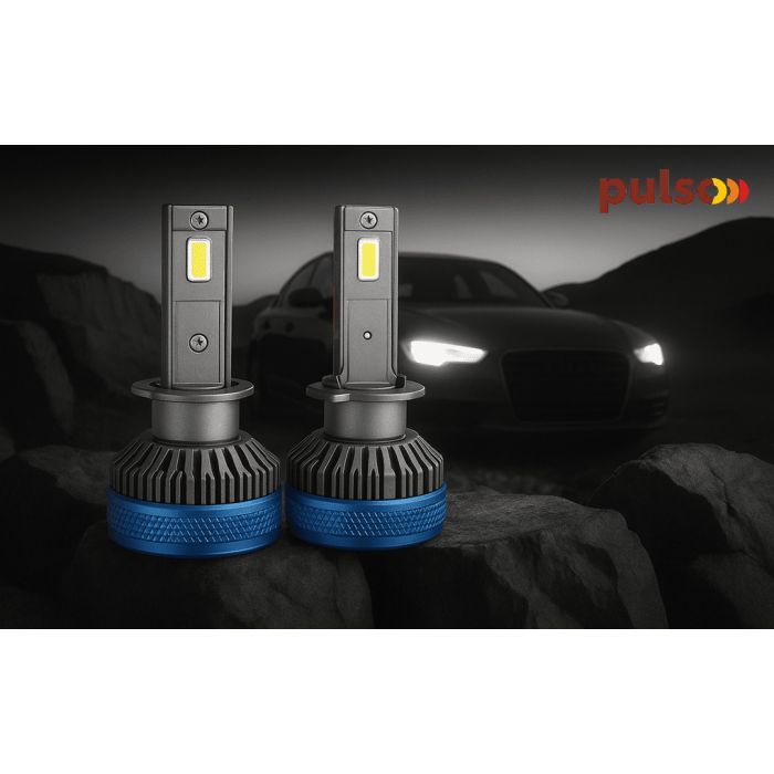 Автолампа PULSO LED-chips 3570 CSP/9-30V/2*65W/13000Lm/6000k (LC3-H1) изображение 5
