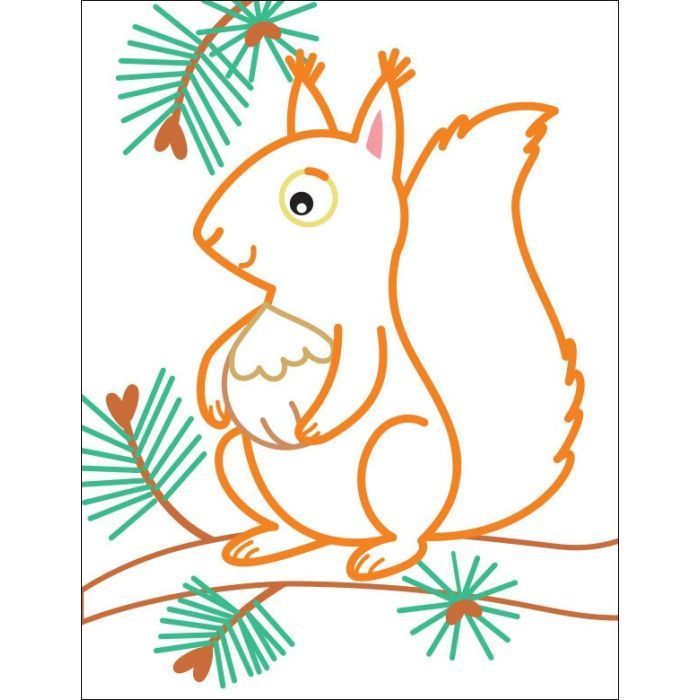 Книга Кольорові зафарбовки. Лисичка - Н. Коваль Активний розвиток талантів (9789667506414) зображення 4