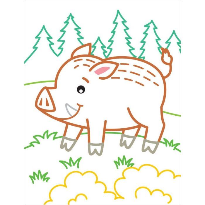 Книга Кольорові зафарбовки. Лисичка - Н. Коваль Активний розвиток талантів (9789667506414) зображення 6